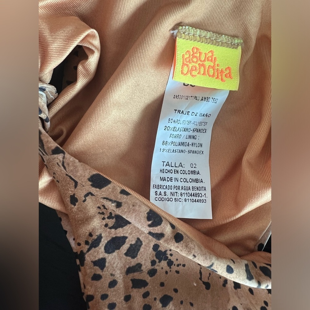 Agua Bendita Animal Print Bikini Bottoms for Girls - Picture 7 of 9